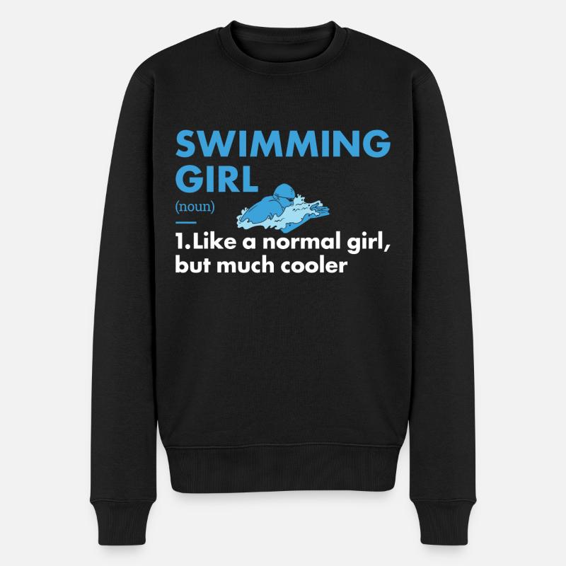 Sport Fille Natation - Pull Premium bio Homme - noir