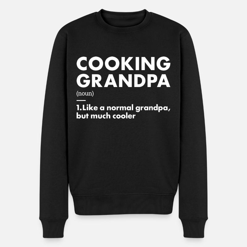 Cuisinier Grand-père Définition Cuisine - Pull Premium bio Homme - noir