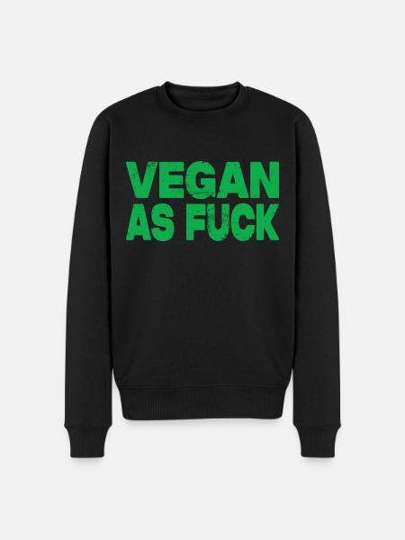 Végétalien comme Fuck - Pull Premium bio Homme - noir