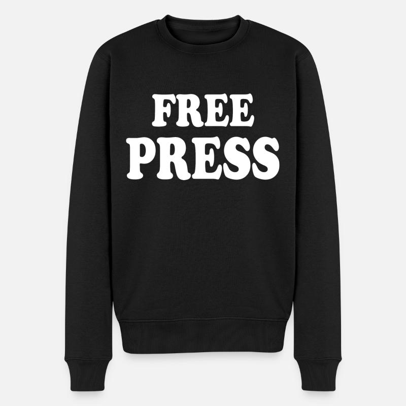 Free press - Pull Premium bio Homme - noir