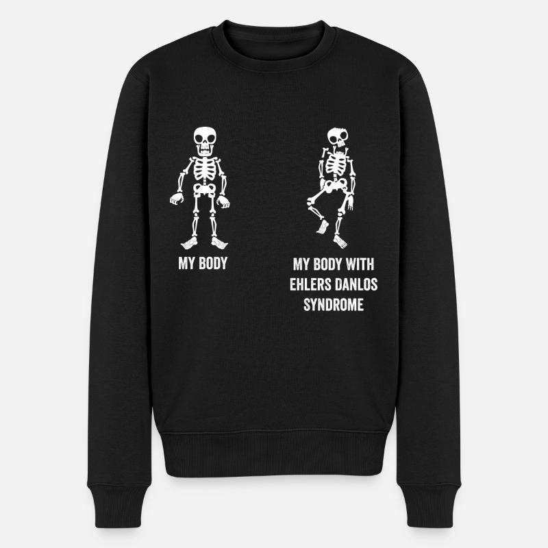 Vivre avec le syndrome d’Ehlers-Danlos - Pull Premium bio Homme - noir