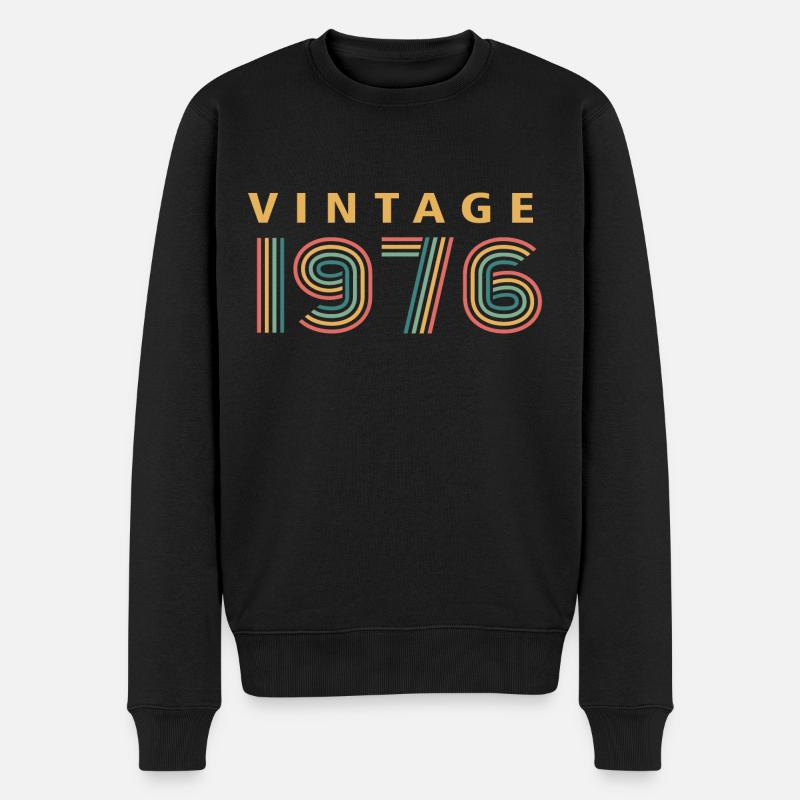 millésime 1976 - Pull Premium bio Homme - noir