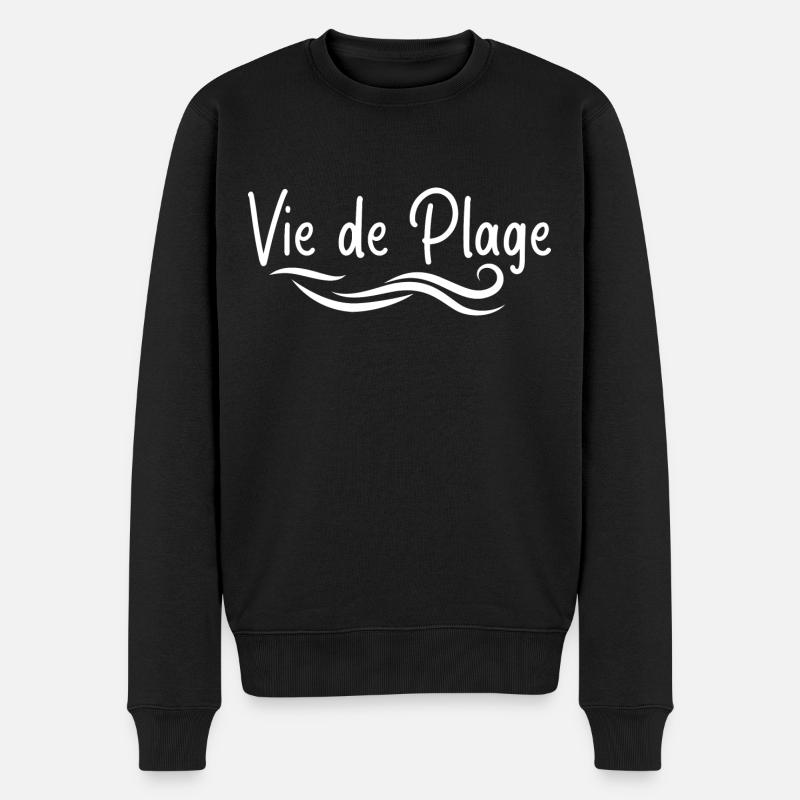Vie de Plage - Pull Premium bio Homme - noir