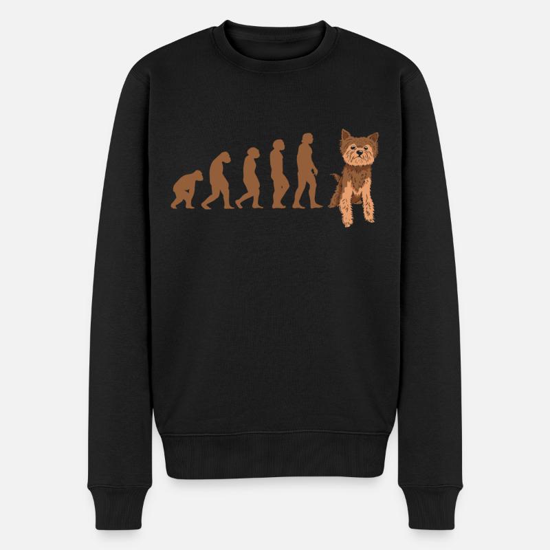 Evolution Yorkshire Terrier - Pull Premium bio Homme - noir