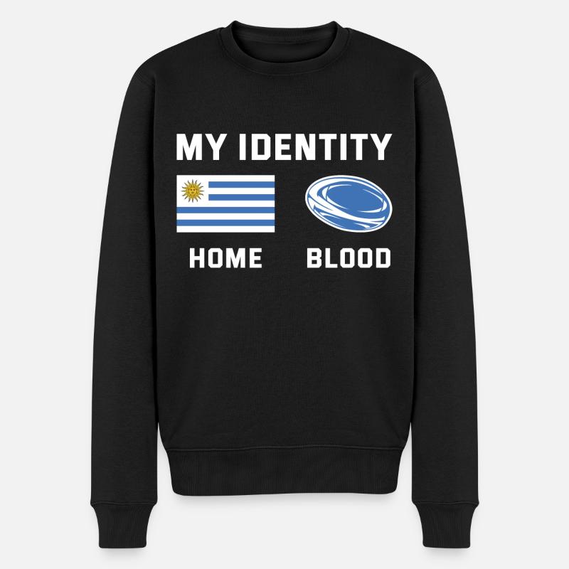 Mon identité Uruguay Rugby - Pull Premium bio Homme - noir