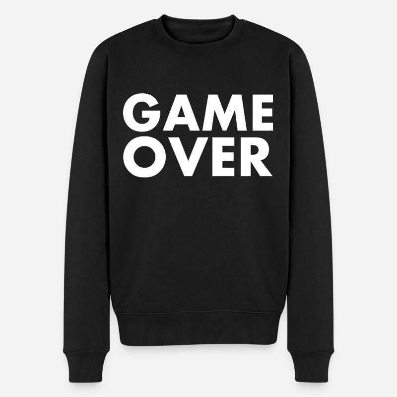 Game over - Pull Premium bio Homme - noir