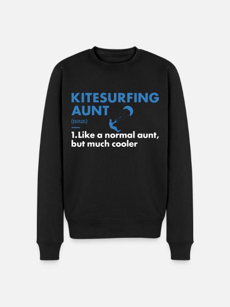 Sport Aunt Kitesurfing - Men's Premium Organic Jumper - black