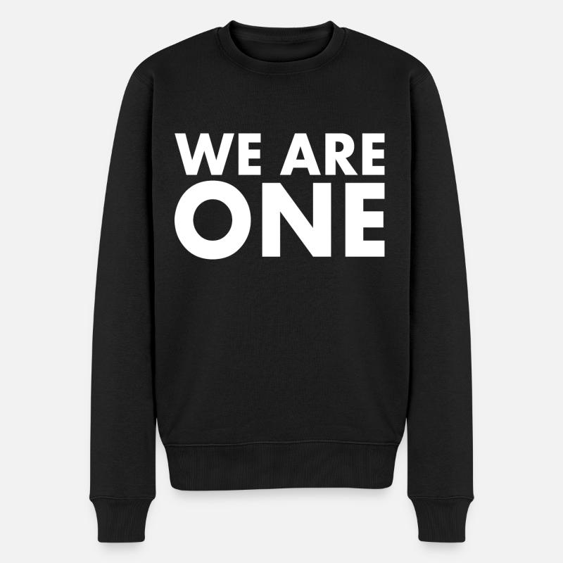 We are one - Pull Premium bio Homme - noir
