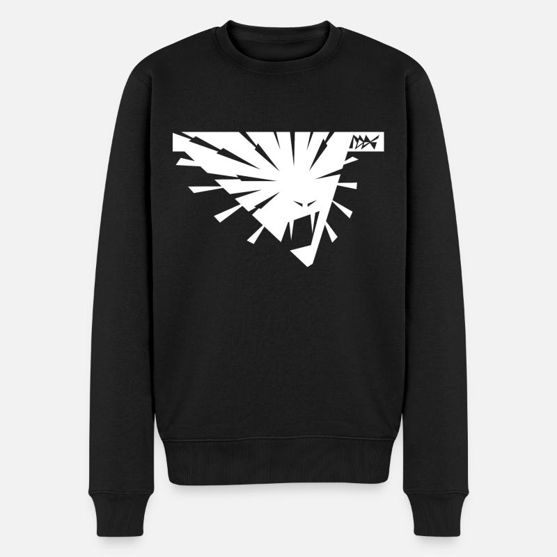 Eisschrei - Männer Premium Bio Pullover - Schwarz