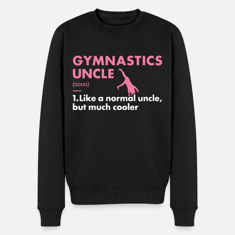 Sport Oncle Gymnastique - Pull Premium bio Homme - noir