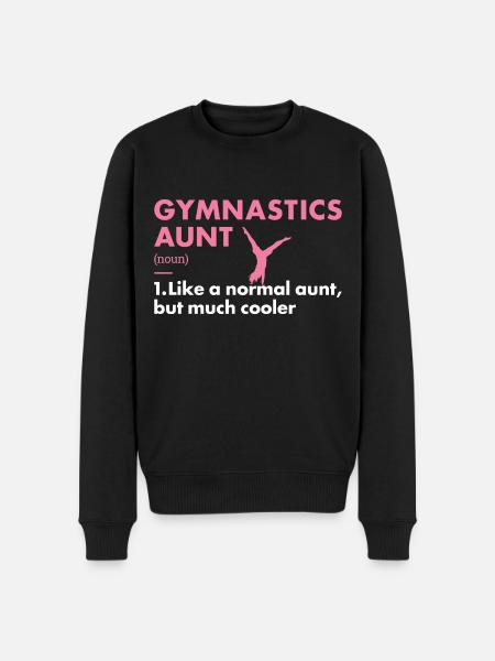 Sport Aunt Gymnastics - Men's Premium Organic Jumper - black