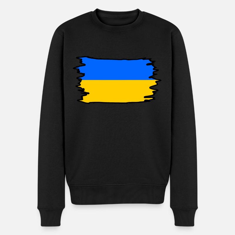 Ukraine - Pull Premium bio Homme - noir