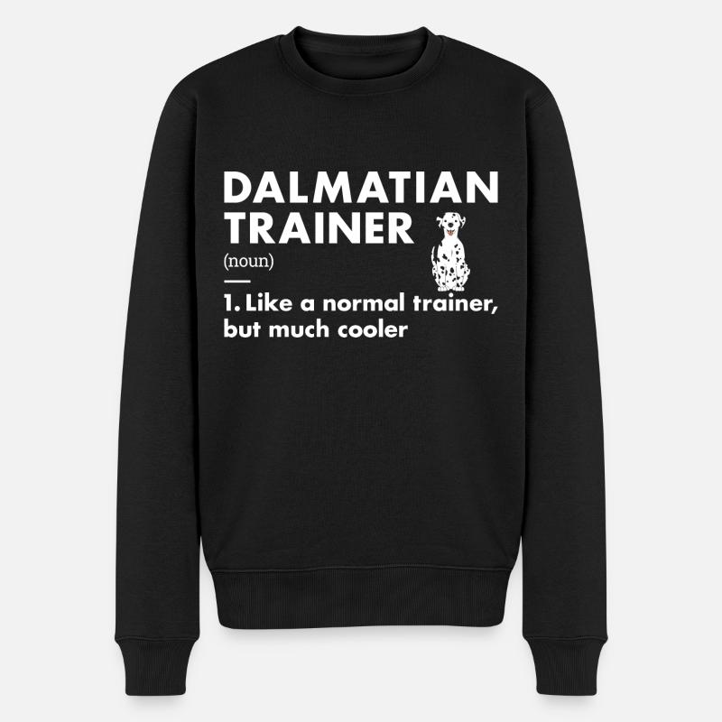 Dresseur de dalmatien Definiton - Pull Premium bio Homme - noir