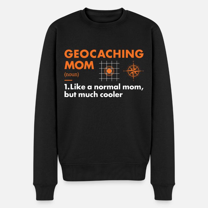 Geocacher Maman Définition Géocaching - Pull Premium bio Homme - noir