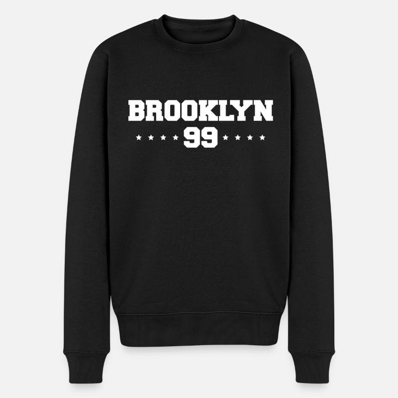 BROOKLYN 99 - Pull Premium bio Homme - noir