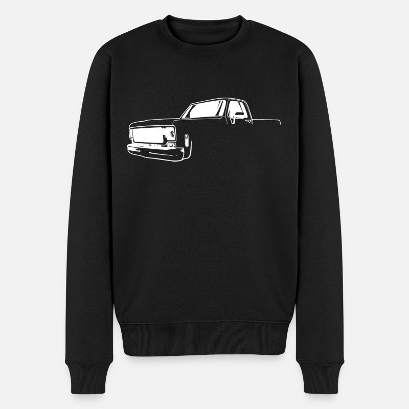 Camionnette USA Voiture - Pull Premium bio Homme - noir