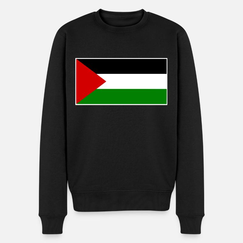 Palestine - Pull Premium bio Homme - noir