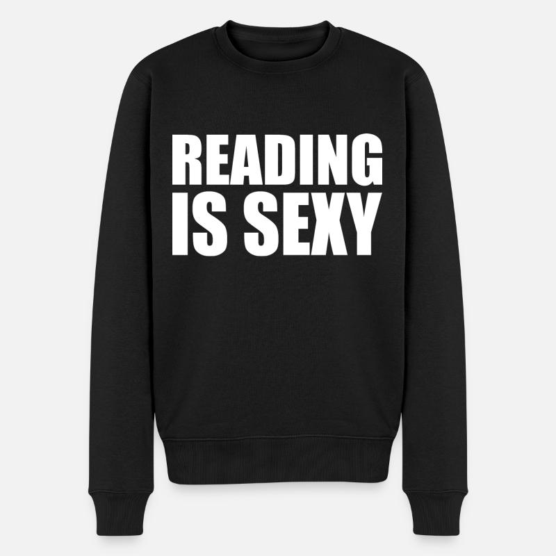 Reading is sexy - Pull Premium bio Homme - noir