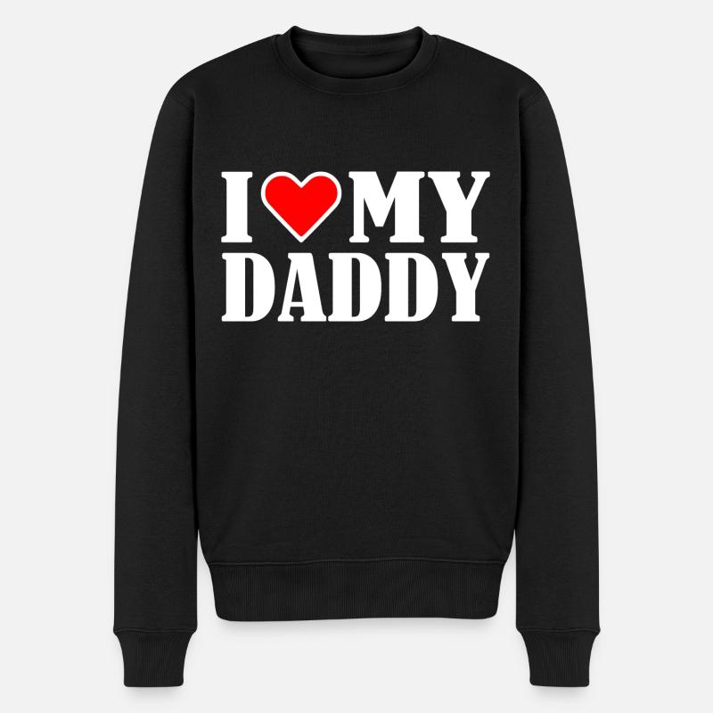 I love my dad - Pull Premium bio Homme - noir