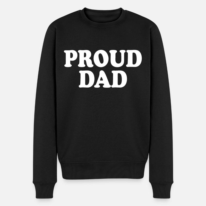 Proud dad - Pull Premium bio Homme - noir