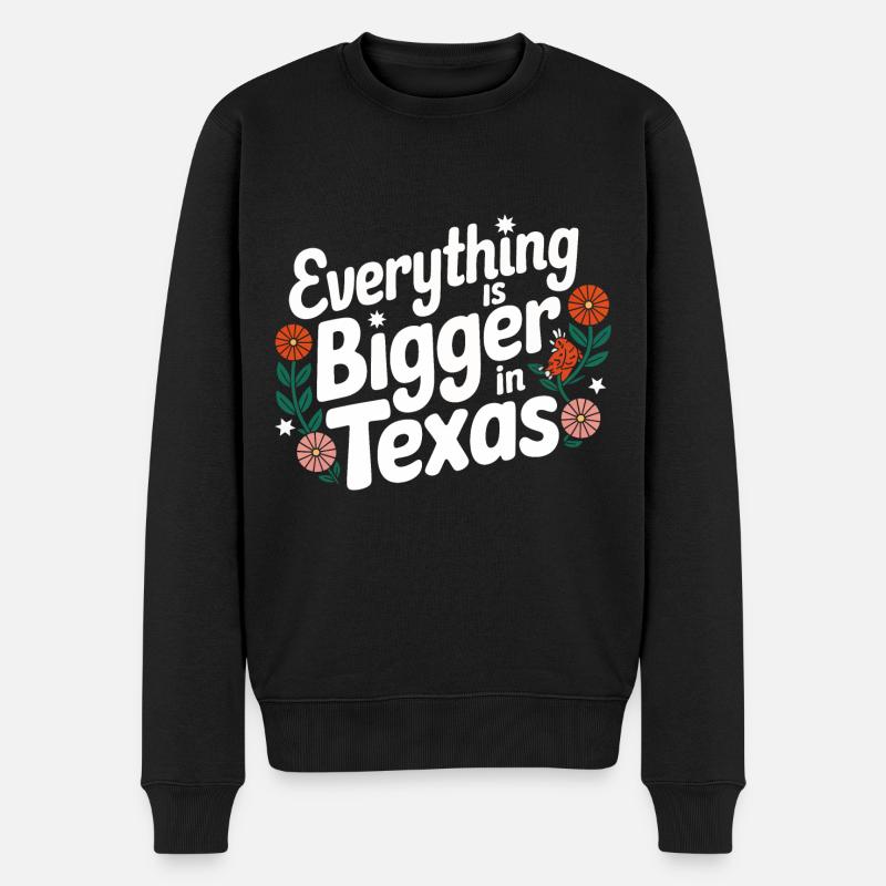 État du Texas Texans Texas - Pull Premium bio Homme - noir