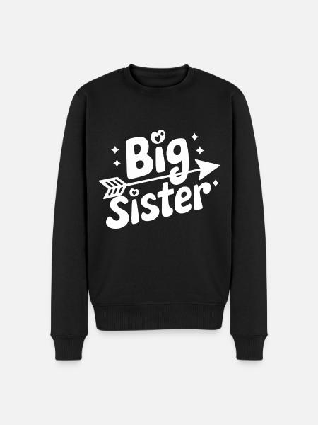 Sister Sibling Family - Men's Premium Organic Jumper - black