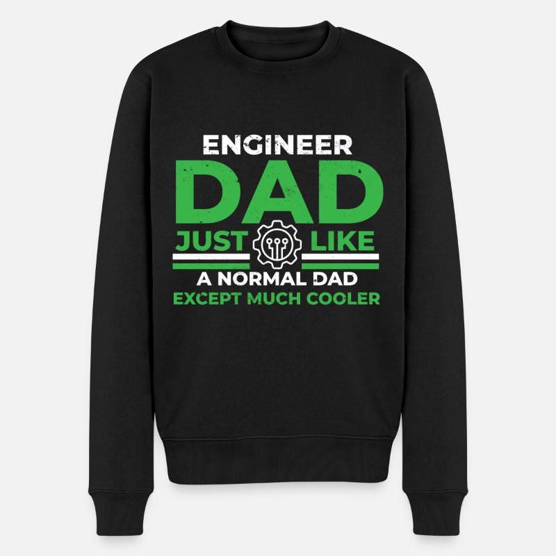 Ingenieur Techniker Technisches System - Männer Premium Bio Pullover - Schwarz
