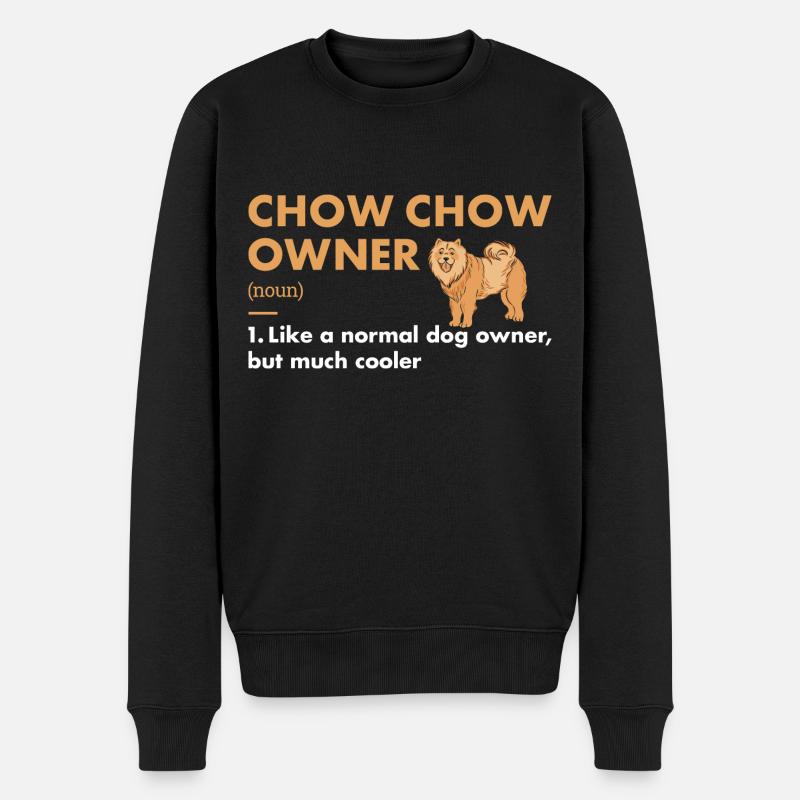 Chow Chow Owner Definition - Männer Premium Bio Pullover - Schwarz