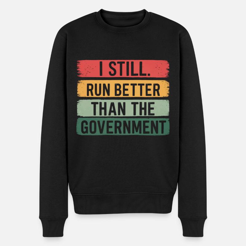 Invalidité due à l’amputation - Pull Premium bio Homme - noir