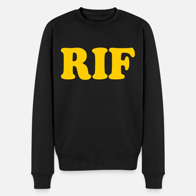 Rif - Männer Premium Bio Pullover - Schwarz