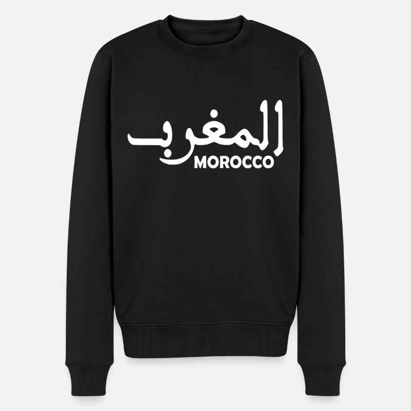 Maroc - Pull Premium bio Homme - noir