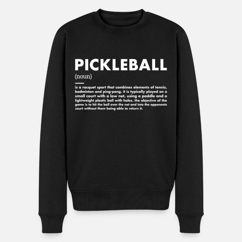 Définition du sport Pickleball - Pull Premium bio Homme - noir