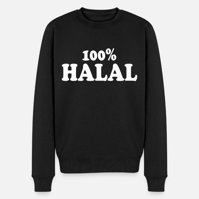Halal - Männer Premium Bio Pullover - Schwarz