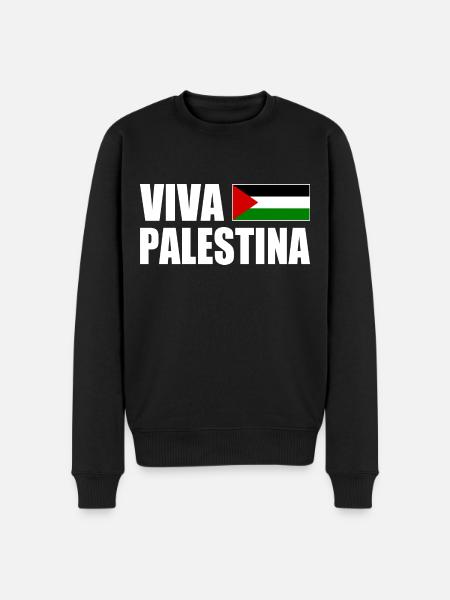 Viva palestina - Men's Premium Organic Jumper - black