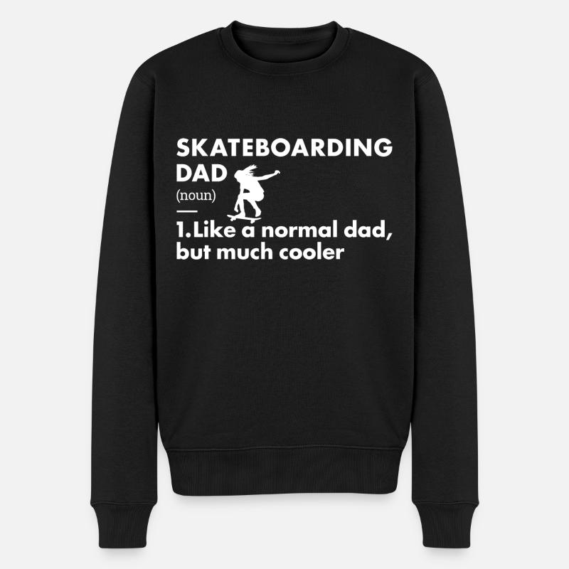 Sport Papa Skateboard - Pull Premium bio Homme - noir
