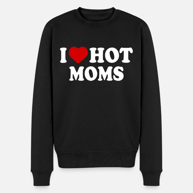 I love hot moms - Pull Premium bio Homme - noir