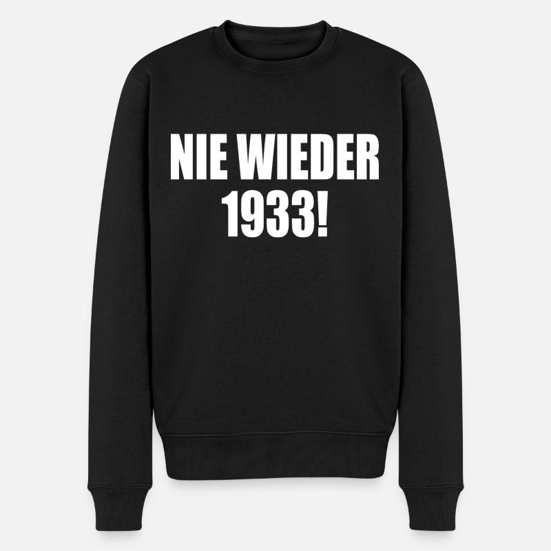 Plus jamais 1933 - Pull Premium bio Homme - noir