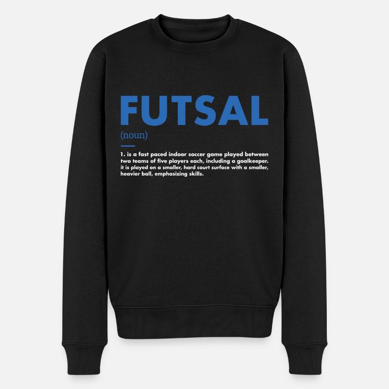 Sport Définition Futsal - Pull Premium bio Homme - noir