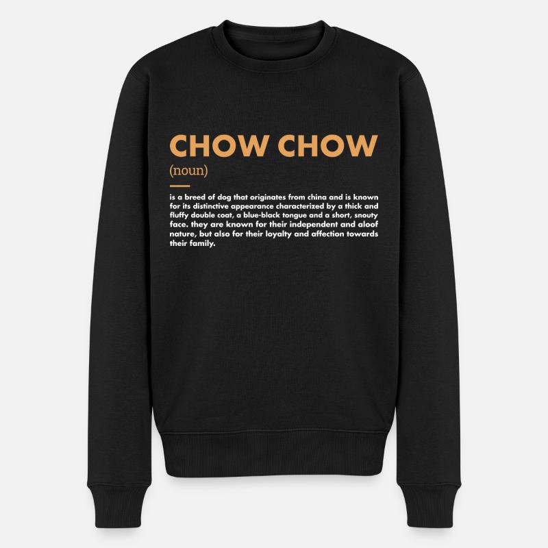 Chow Chow Définition - Pull Premium bio Homme - noir