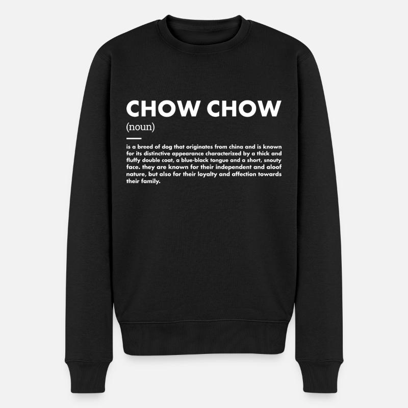 Chow Chow Définition - Pull Premium bio Homme - noir