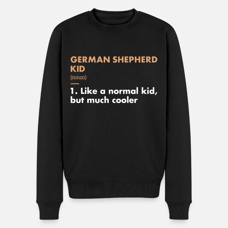 Berger allemand Kid Définition - Pull Premium bio Homme - noir