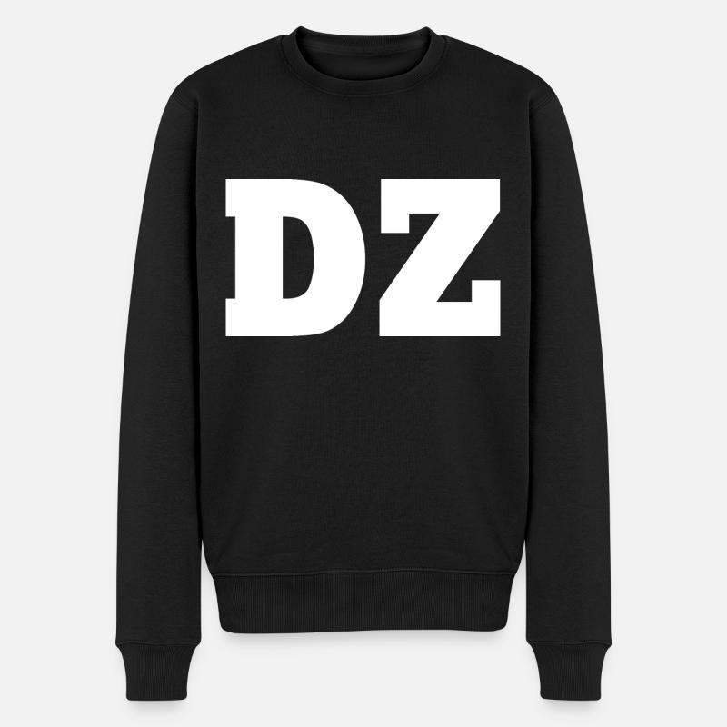 Dz - Männer Premium Bio Pullover - Schwarz