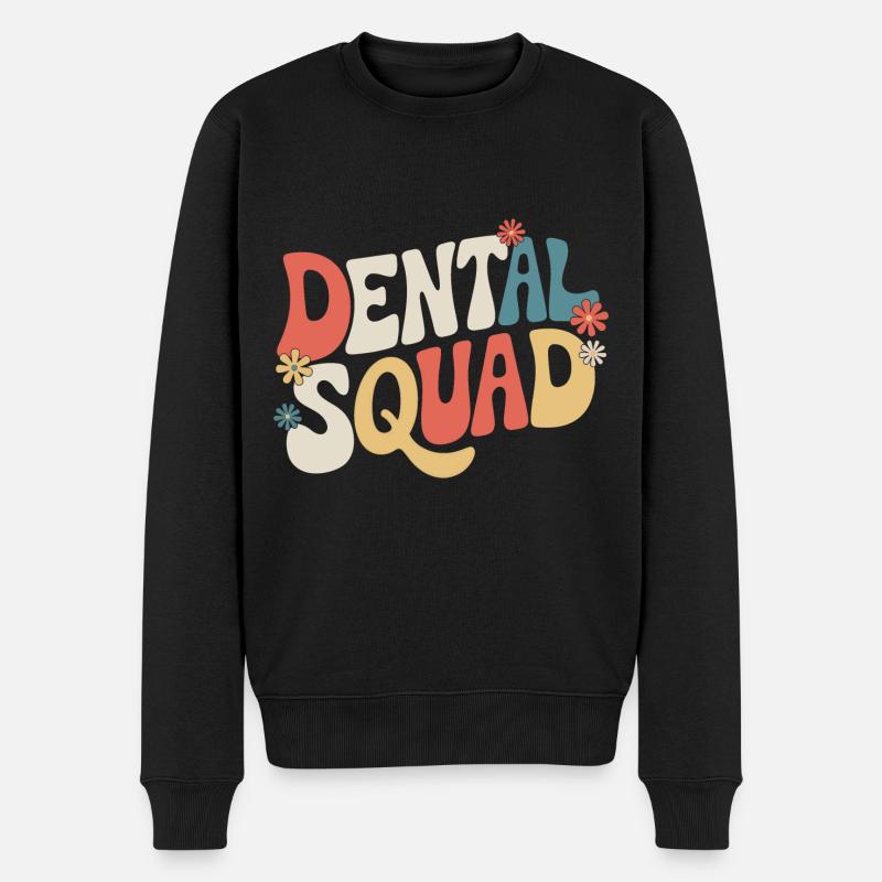 Dentiste Assistant dentaire Dents - Pull Premium bio Homme - noir