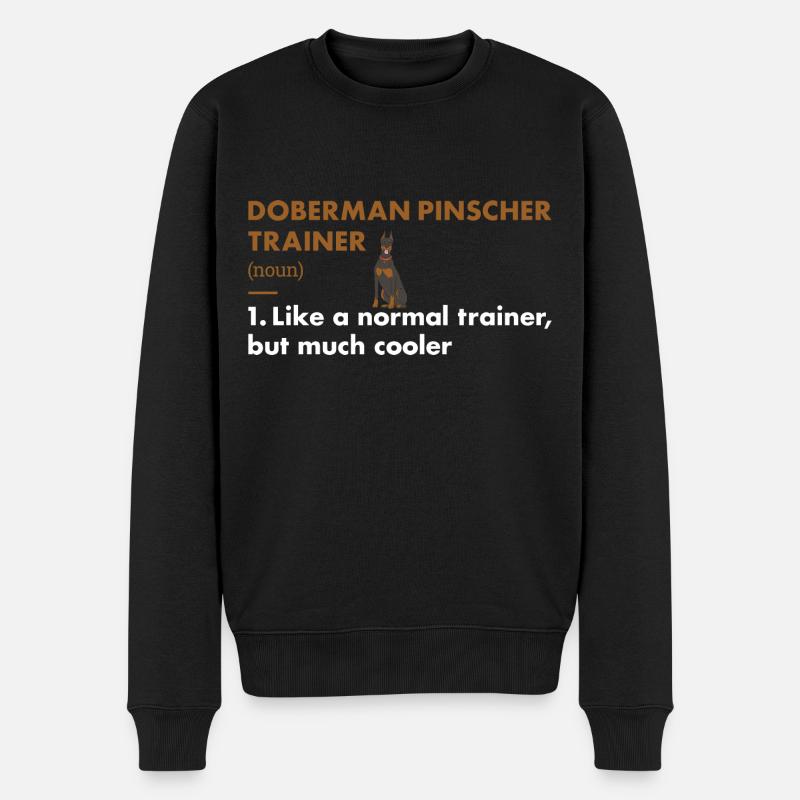 Doberman Pinscher Trainer Definiton - Pull Premium bio Homme - noir