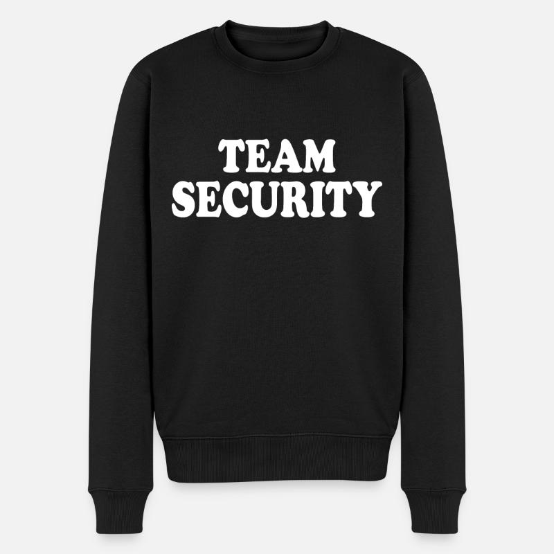 Team security - Pull Premium bio Homme - noir