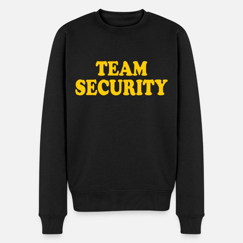 Team security - Pull Premium bio Homme - noir