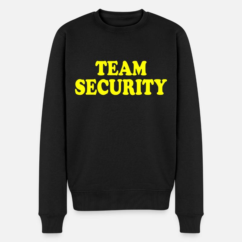 Team security - Pull Premium bio Homme - noir