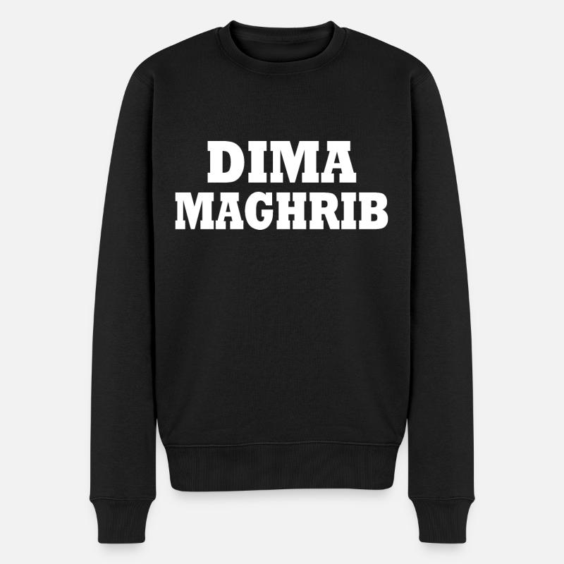 Dima maghrib - Pull Premium bio Homme - noir