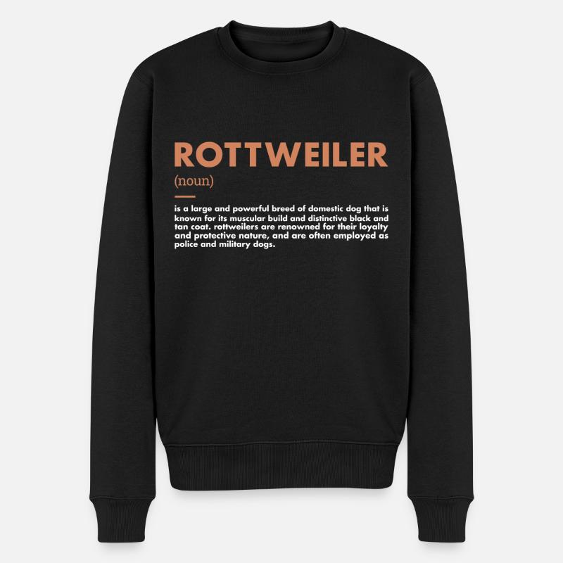 Définition de Rottweiler - Pull Premium bio Homme - noir