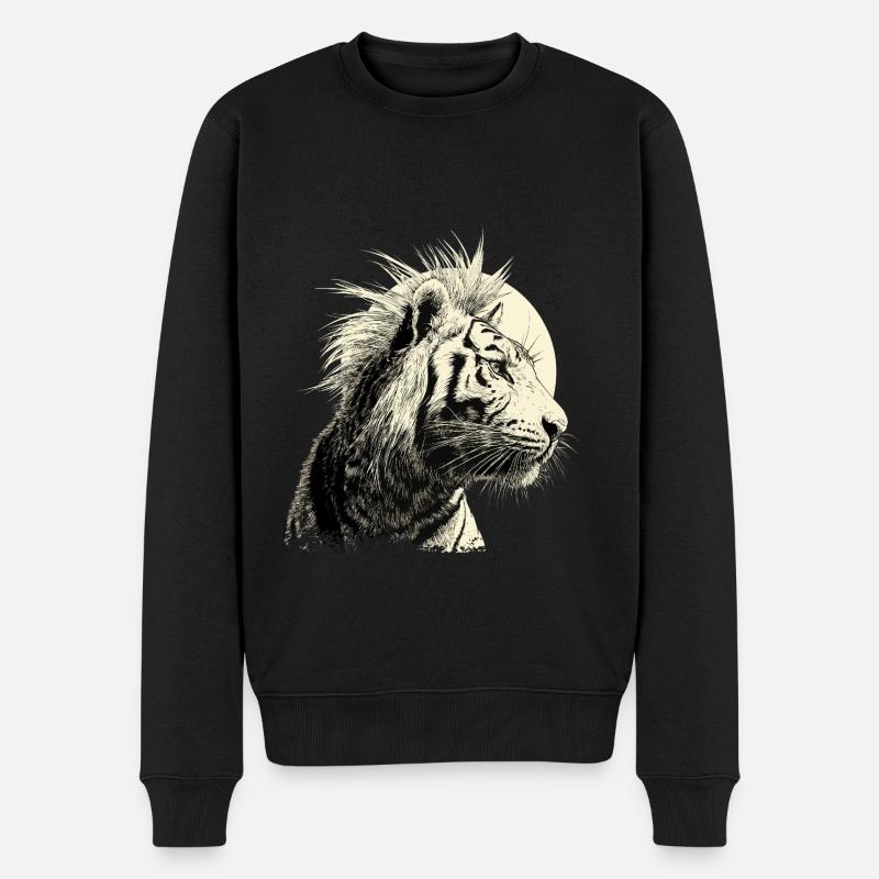 Tigerpunk - Pull Premium bio Homme - noir